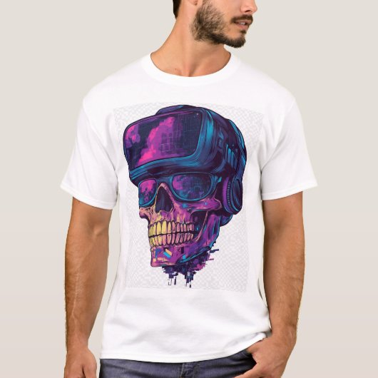 Schedelgamer-modus T-shirt (Voorkant)