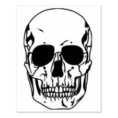Schedelgezicht 2 illustratie kunststempel rubberstempel (Afrduk)