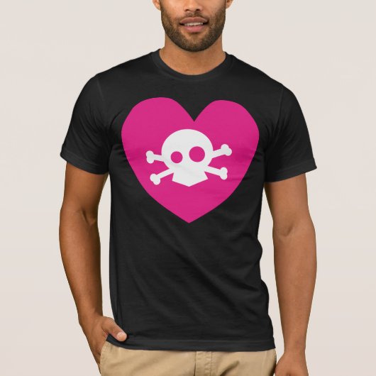 schedelhart t-shirt (Voorkant)