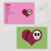 Schedelhart Visitekaartjes (Voorkant / Achterkant)