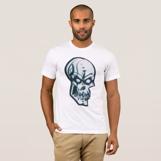 Schedelhead t-shirt (Voorkant volledig)