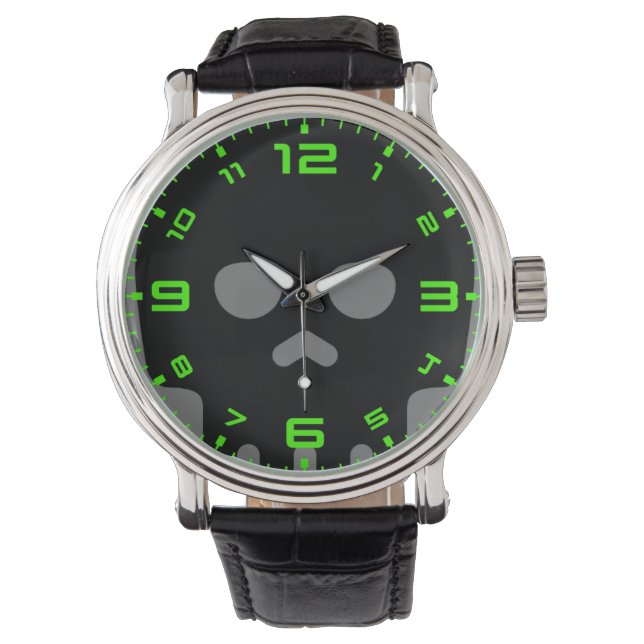 Schedelhorloge Horloge (Voorkant)