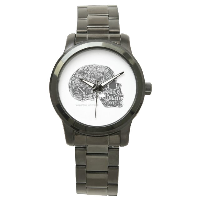 schedelhorloge horloge (Voorkant)