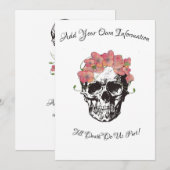 Schedelijks Huwelijk Tot de Dood Ons Scheidt Uitno Kaart (Voorkant / Achterkant)