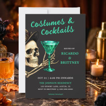 Schedelkostuums & Cocktails Volwassenen Halloweenf