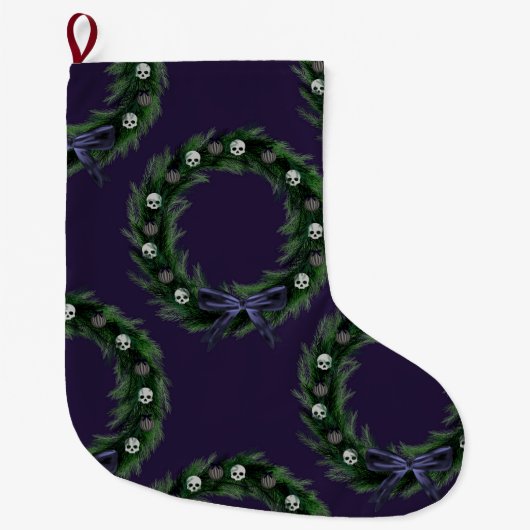 Schedelkranz Grote Kerstsok (Voorkant)
