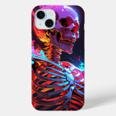 Schedelkunst  Case-Mate iPhone case (Achterkant)