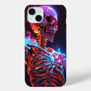 Schedelkunst iPhone 15 mini hoesje