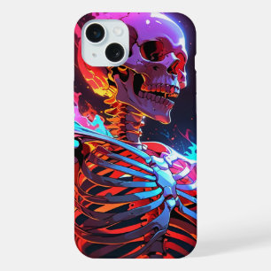 Schedelkunst iPhone 15 plus case