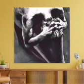 Schedellichaam Canvas Afdruk (Insitu (Woonkamer))