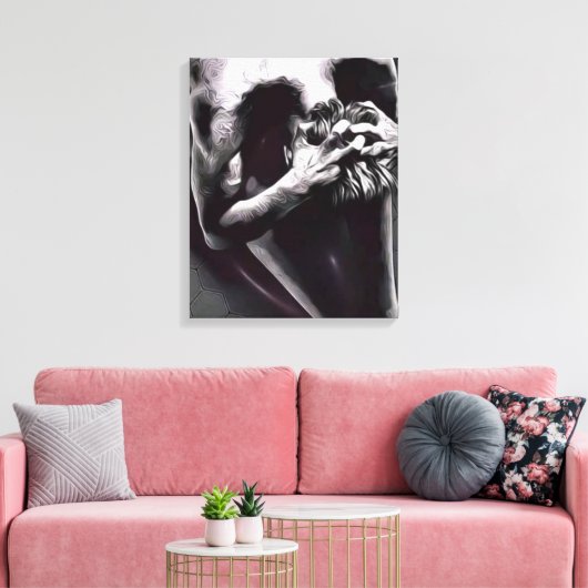 Schedellichaam Canvas Afdruk (Insitu (Woonkamer))