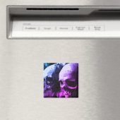 Schedelmagneet paarse/blauw magneet (Insitu (Vaatwasser))