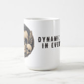 Schedelmotief in een monochroom palet koffiemok (Center)