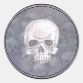 Schedelomhullende afdichtingen ronde sticker (Voorkant)