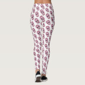 Schedelpatroon Aangepaste Leggings (Achterkant)