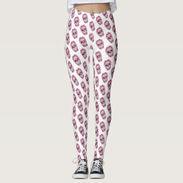 Schedelpatroon Custom Leggings