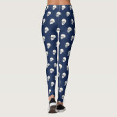  schedelpatroon | Leggings (Achterkant)