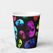 Schedelpatroon Papieren Bekers (Links)