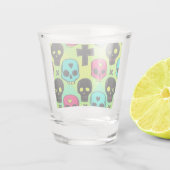 Schedelpatroon shotglas shot glas (Achterkant)