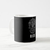 schedelrit koffiemok (Voorkant links)