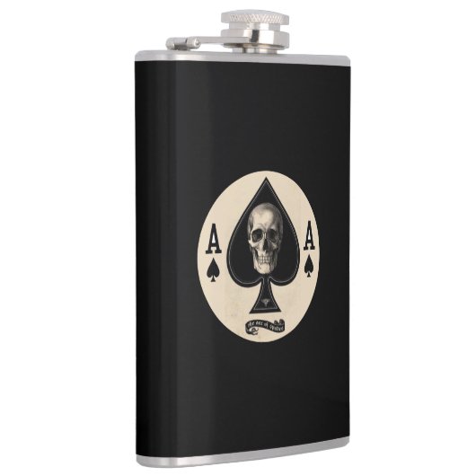 Schedels & Ace of Spades kolf Heupfles (Rechts)