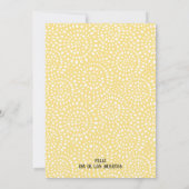 Schedels Bloemen Paarse Dia de los Muertos Party Kaart (Achterkant)