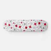Schedels, botten & gebroken harten skateboard (Horizontaal)