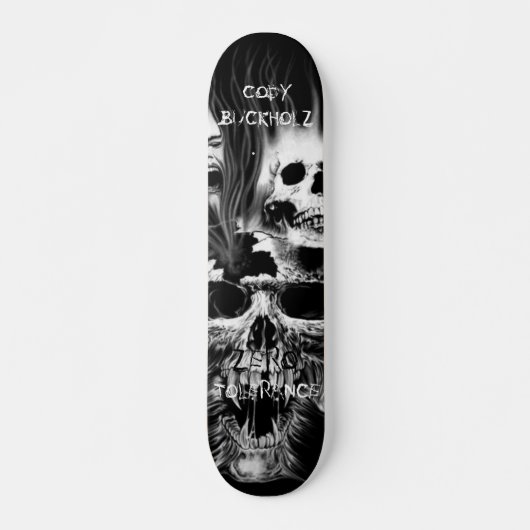 schedels, CODYBUCKHOLZ, ZERO, TOLERANCE Skateboard (Voorkant)