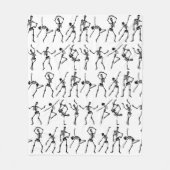 Schedels dansen fleece deken (Voorkant)