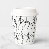 Schedels dansen papieren bekers (Achterkant)