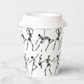 Schedels dansen papieren bekers (Rechts)