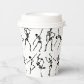 Schedels dansen papieren bekers (Voorkant)