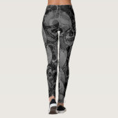 Schedels Donkergrijs Leggings (Achterkant)
