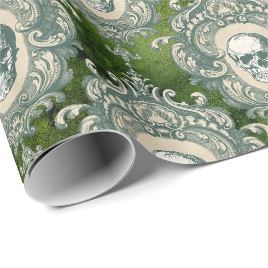 SCHEDELS EMEBELLISHMENT slinger gotisch Victoriaan Cadeaupapier (Rol Hoek)