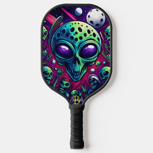 Schedels en Alien Heads Paddle (Voorkant)
