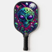 Schedels en Alien Heads Paddle (Achterkant)