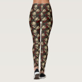 Schedels en Briar Rose Gotisch Leggings (Achterkant)