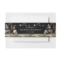 Schedels en Dansende Skeletten Gotische Bruiloft