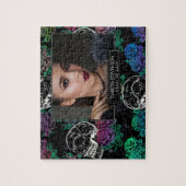 Schedels en donkere Rozen | Funky Afstuderen Foto Legpuzzel (Verticaal)