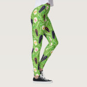 Schedels en doodskisten Halloween Leggings (Rechts)
