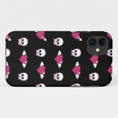 Schedels en harten Case-Mate iPhone case (Achterkant (horizontaal))