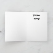 Schedels en harten Valentijn Kaart (Binnen)