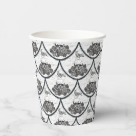 Schedels en kraaien Papieren kopjes Bekers