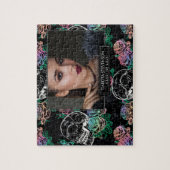 Schedels en Ombre Rozen | Gotische Afstuderen foto Legpuzzel (Verticaal)