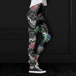 Schedels en Ombre Rozen | Gotische Glam Pastel Gru Leggings<br><div class="desc">#abstractart Feminine 90s gothic grunge in een naadloos patroon van krijtsuikerskulls geaccentueerd met zacht ombre pastel rozen op een verbrijzelde velvetchalkboardtextuur-achtergrond geïnspireerd door Halloween en Mexican Day of the Dead (dia de los muertos). Het moderne, moderne, gemengde middelgrote design voegt de perfecte pop van kleur en persoonlijke stijl toe. Voor...</div>
