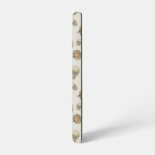 Schedels en pompoenen Halloween Patroon Samsung Galaxy Hoesje (Linkerkant)