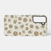 Schedels en pompoenen Halloween Patroon Samsung Galaxy Hoesje (Achterkant horizontaal)