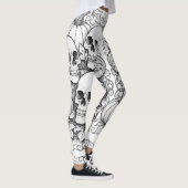 Schedels en pompoenen leggings (Rechts)