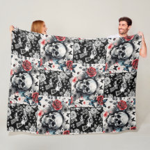 Schedels en Revolvers Bloemen