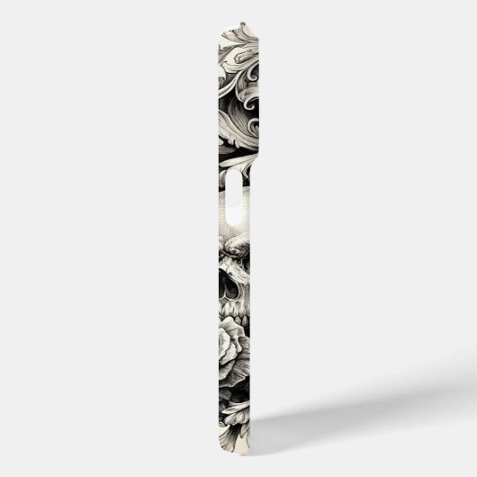 schedels en Rozen Case-Mate iPhone Case (Achterkant / Rechts)